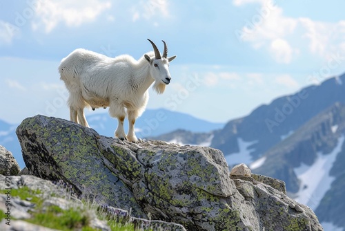 goat on mountain