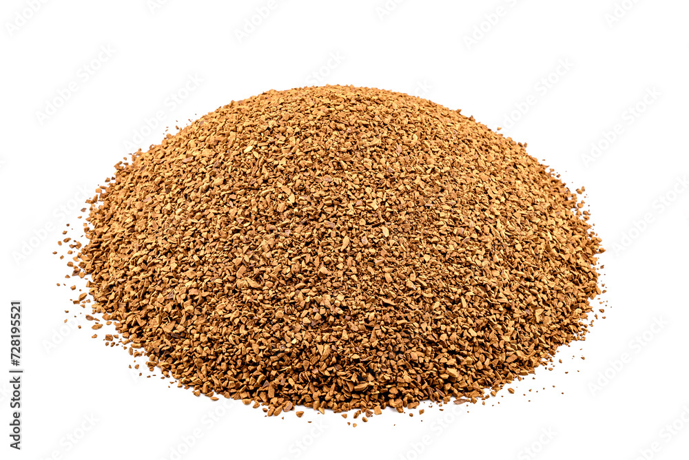 handful of instant freeze-dried coffee, roasted until golden brown handful of instant freeze-dried coffee, roasted until golden brown