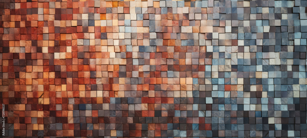 Abstract Mosaic of Multicolored Stone Tiles Abstract Mosaic of Multicolored Stone Tiles