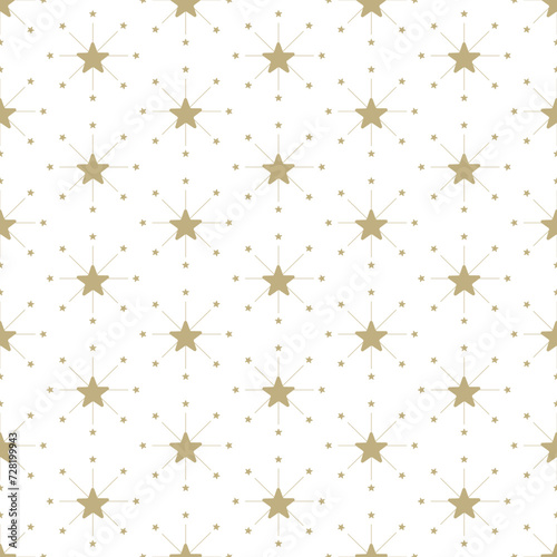 Twinkle gold baby seamless pattern with  star
