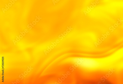 abstract yellow background with smooth lines. Fluid art