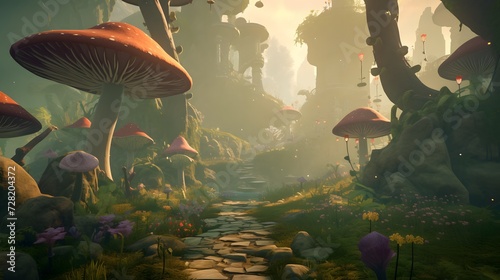 fantasy world filled with magic and wonder