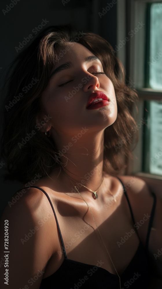 expressive model, feminine pose, cinematic portrait photoshoot, blurry background, Vogue cover photo, cinematic lighting --ar 9:16 --v 6 Job ID: ca719c36-e8ea-4d07-a30d-8085013a2d5b expressive model, feminine pose, cinematic portrait photoshoot, blurry background, Vogue cover photo, cinematic lighting --ar 9:16 --v 6 Job ID: ca719c36-e8ea-4d07-a30d-8085013a2d5b