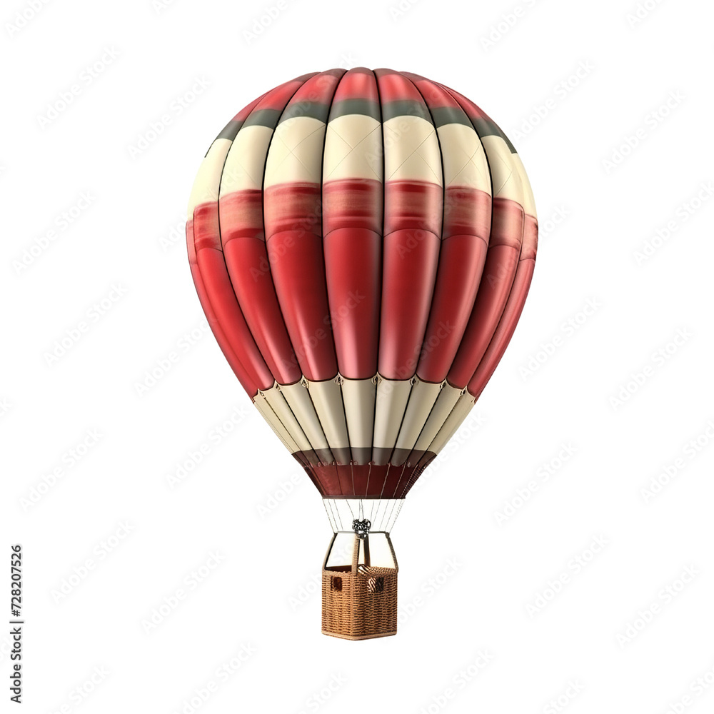 Fototapeta premium Air Balloon PNG Cutout, Generative AI