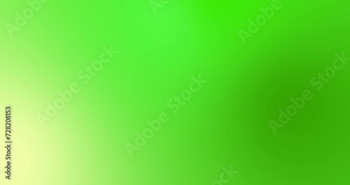Abstract gradient green color animation background 4K