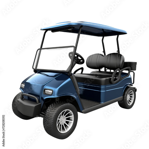 Golf Cart PNG Cutout  Generative AI