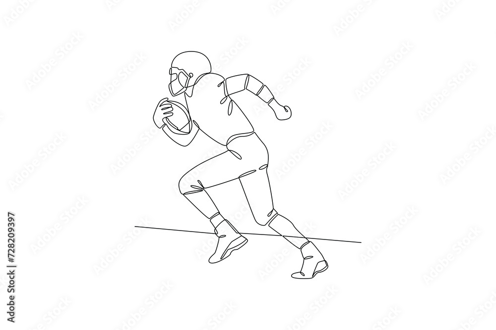 One continuous line drawing of Sports concept. Doodle vector illustration in simple linear style. One continuous line drawing of Sports concept. Doodle vector illustration in simple linear style.
