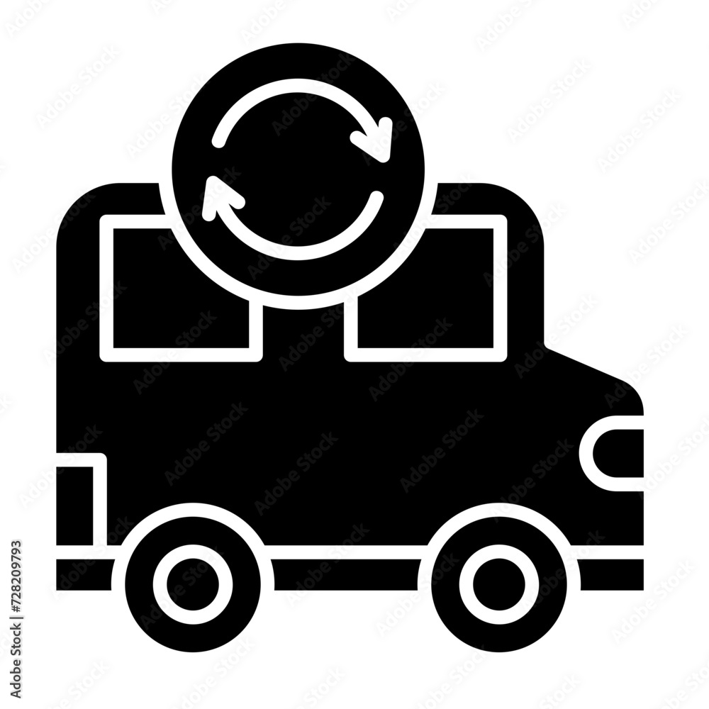 Sustainable Transportation Icon