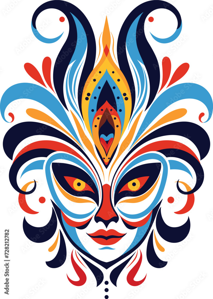 carnival mask, mardi gras mask vector illustration on isolated background carnival mask, mardi gras mask vector illustration on isolated background