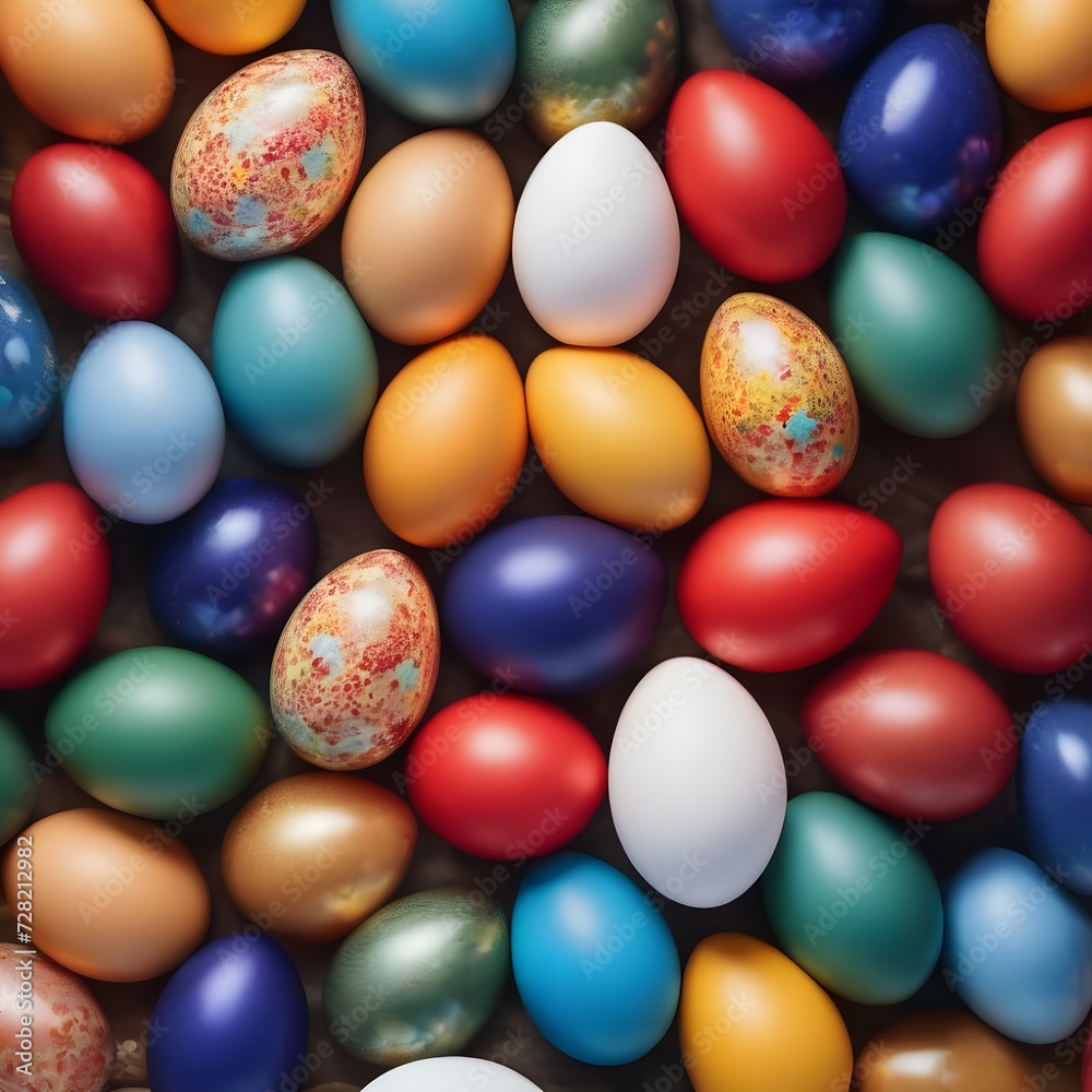 Png Set Eggs of different colors placed on a transparent background One flower shaped egg made of two red yellow green and blue eggs Quail eggs in a basket 