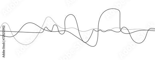 Abstract wavy curve lines background. Abstract frequency sound wave lines and technology curve lines background. Abstract business wave curve lines background.