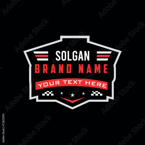 Adventure  illustration emblem logo vector