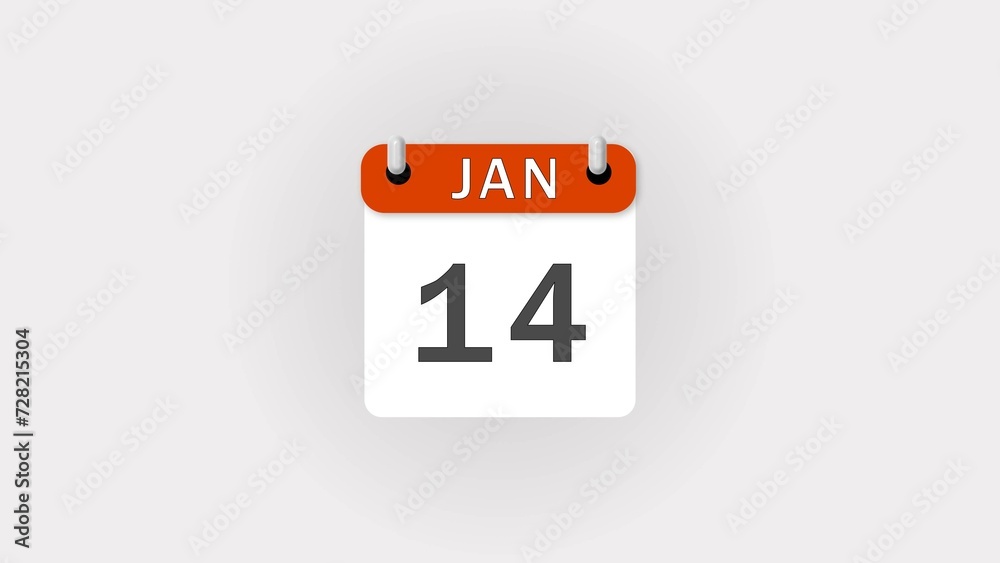 Abstract Month Calendar icon illustration on white background. Abstract Month Calendar icon illustration on white background.