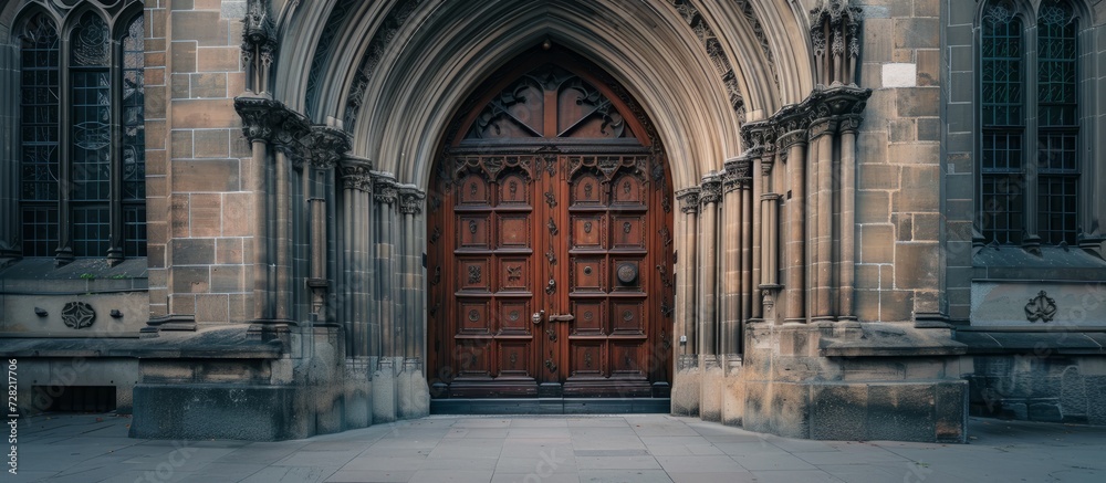 Door of Zurich's Iconic Grossmunster Cathedral Intertwines Elegance with History