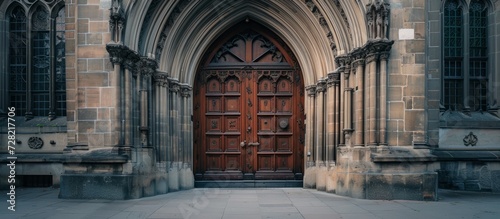 Door of Zurich s Iconic Grossmunster Cathedral Intertwines Elegance with History