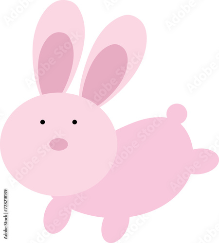 cute bunny easter element