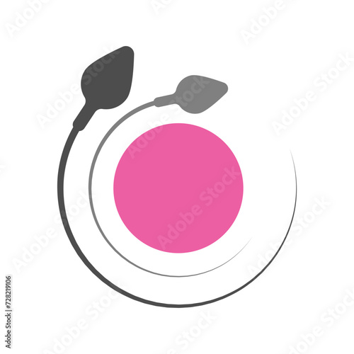 Sperm icon flat design