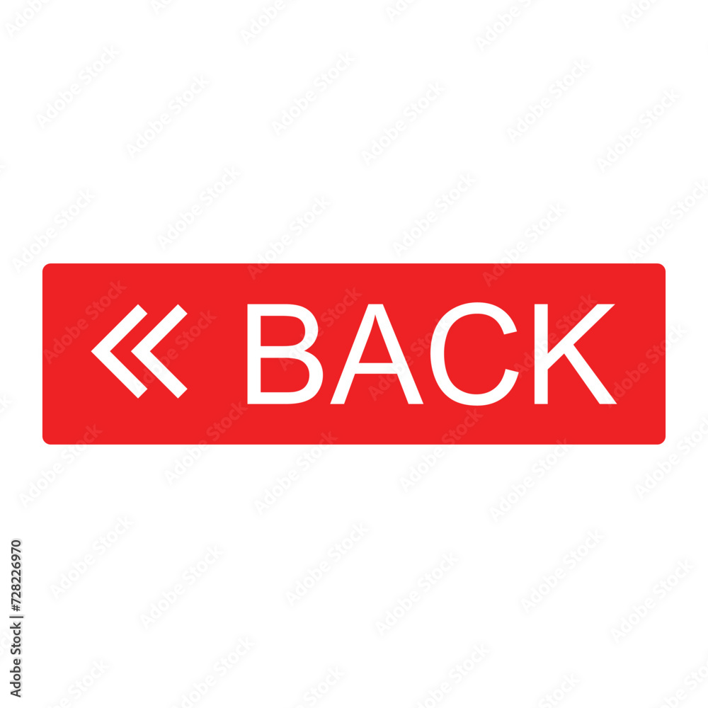 back icon vector back icon vector