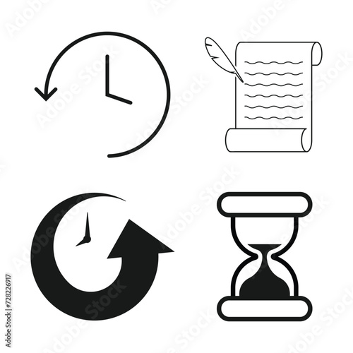 history icon vector