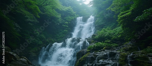 Awe-Inspiring Akit Prefecture  Kamed Fudo Waterfall Unveils Nature s Beauty in Akit Prefecture  Kamed Fudo Waterfall is a Sight to Behold