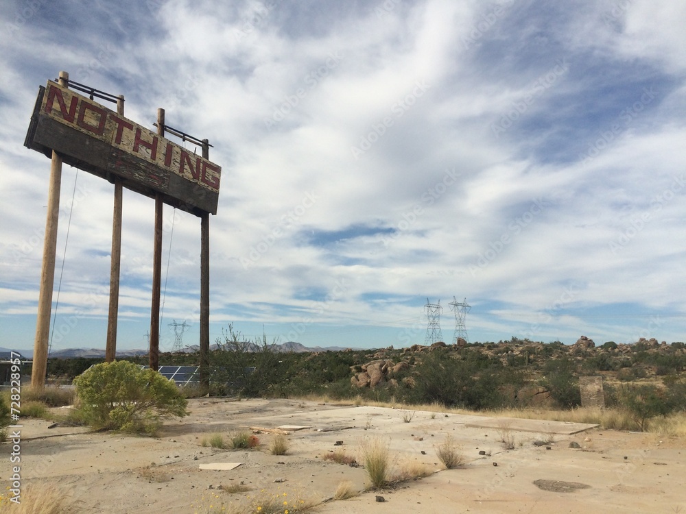 Nothing, Arizona, an Abandoned Stop along Highway 93