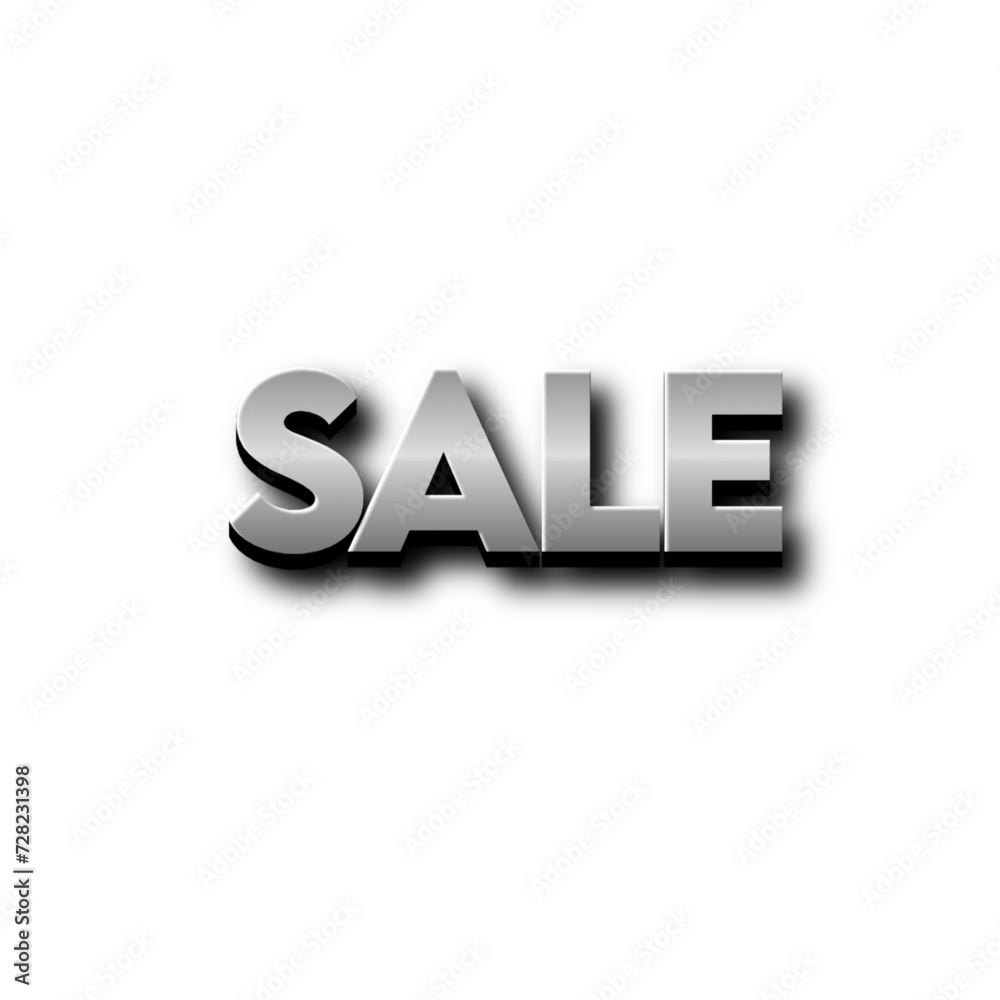3D Sale text banner art 3D Sale text banner art