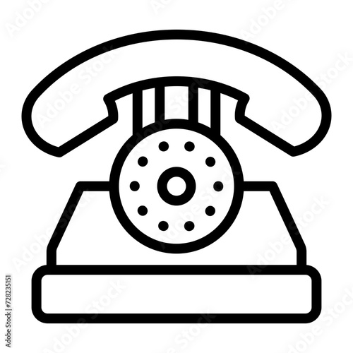 Landline Line Icon