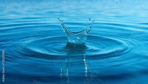 Water drop splash. A fleeting moment.