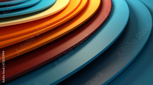 Disc shapes stacked on each other for background and wallpaper