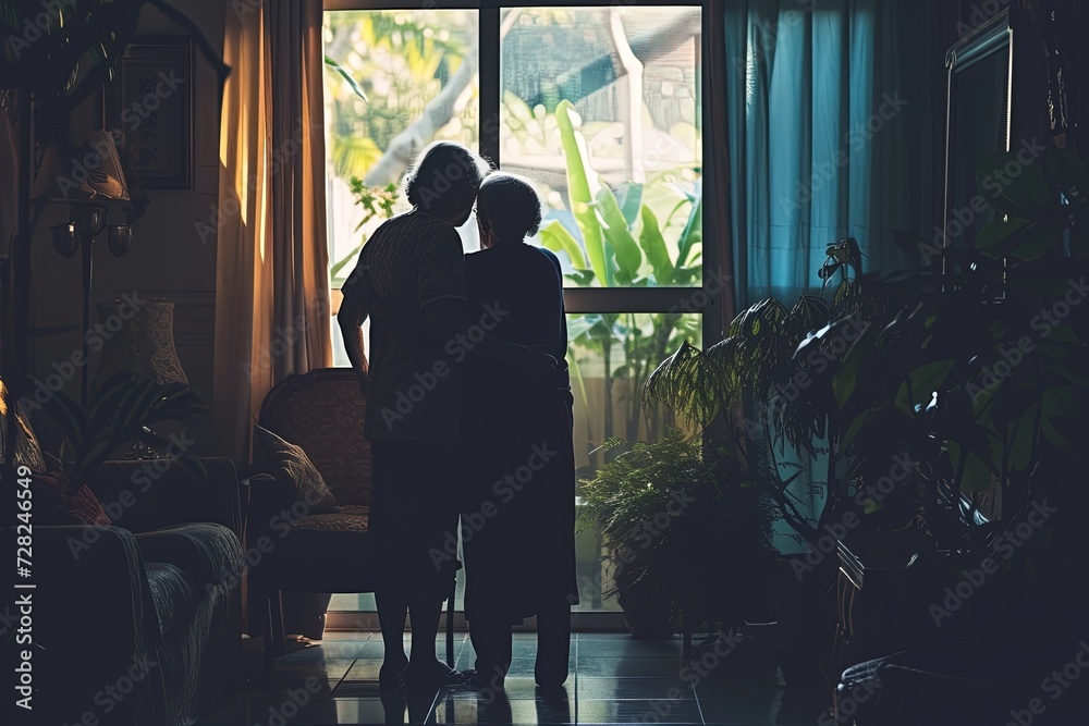 Caregiver assist the senior woman at the house,Elderly Wellness: In-Home Assistance with Caring Touch Caregiver assist the senior woman at the house,Elderly Wellness: In-Home Assistance with Caring Touch