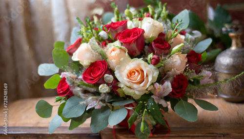 Floral arrangement consisting of colorful flowers