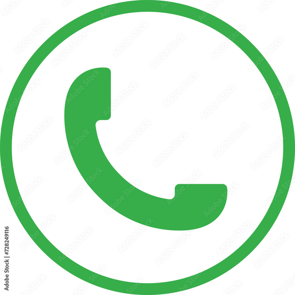 Accept phone symbol sign. Green phone icon. Answer sign vector. Accept phone symbol sign. Green phone icon. Answer sign vector.