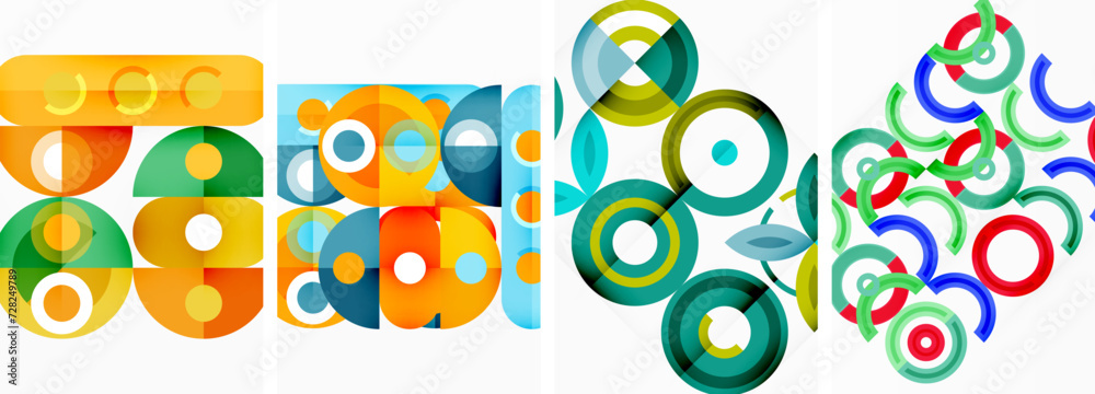 Round geometric elements and circles in background design for wallpaper, business card, cover, poster, banner, brochure, header, website Round geometric elements and circles in background design for wallpaper, business card, cover, poster, banner, brochure, header, website