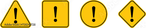 Sign Poison. Danger sign with skull. Toxic, electricity, Radioactive, CO2, EX, Magnet, radiation or chemical Warning icon. Danger Yellow triangle sign with skull and crossbones icon. Symbol of death.