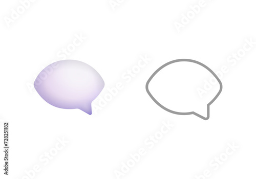 Left Speech Bubble