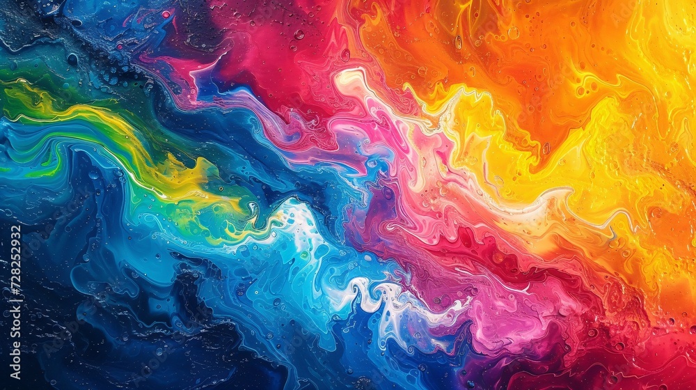 Colorful Chaos A Vibrant Blend of Art and Science Generative AI