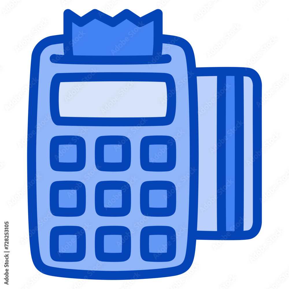 swipe machine blue icon
swipe machine blue icon