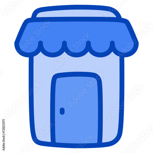 shop blue icon