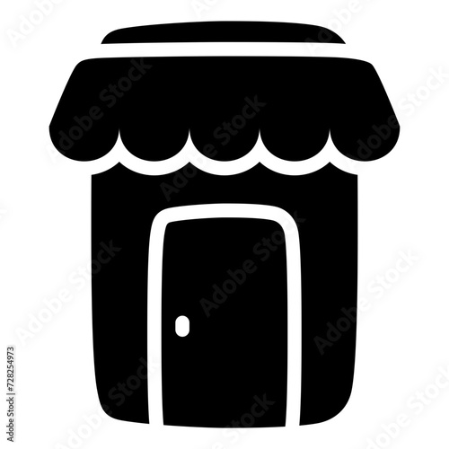 shop glyph icon