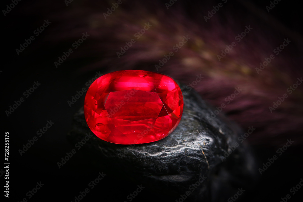 Red Crystal Ball on Black Background: A heart-shaped, red glass ball with a fiery ruby glow, embodying love and passion in a unique design Red Crystal Ball on Black Background: A heart-shaped, red glass ball with a fiery ruby glow, embodying love and passion in a unique design