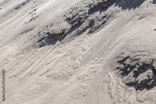 流砂の模様　Photo of quicksand hill pattern