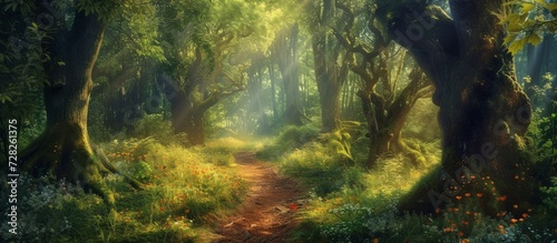 Enchanting Road to Nature's Serene Forest: An Unforgettable Journey to the Heart of the Wild