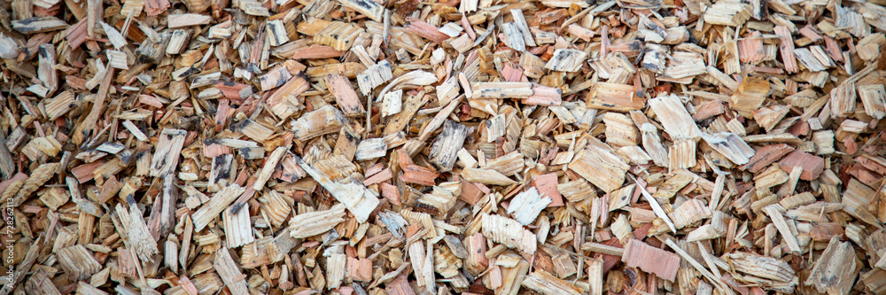 mulching wood chips background brown wooden texture mulching wood chips background brown wooden texture