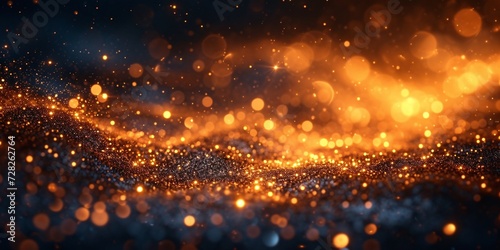 Glowing Fireflies in the Dark A Magical Nighttime Scene Generative AI © Bipul Kumar