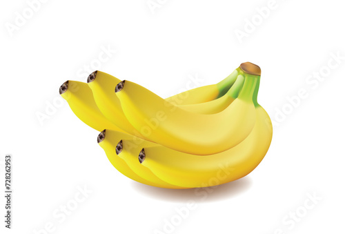 bananas isolated