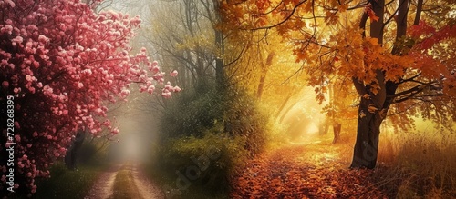 Breathtaking Pictures of Autumn and Spring: A Stunning Compilation Capturing the Beauty of Picturesque Autumn and Spring Seasons