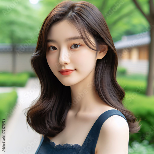 Beauty image of Asian woman(South Korea) 