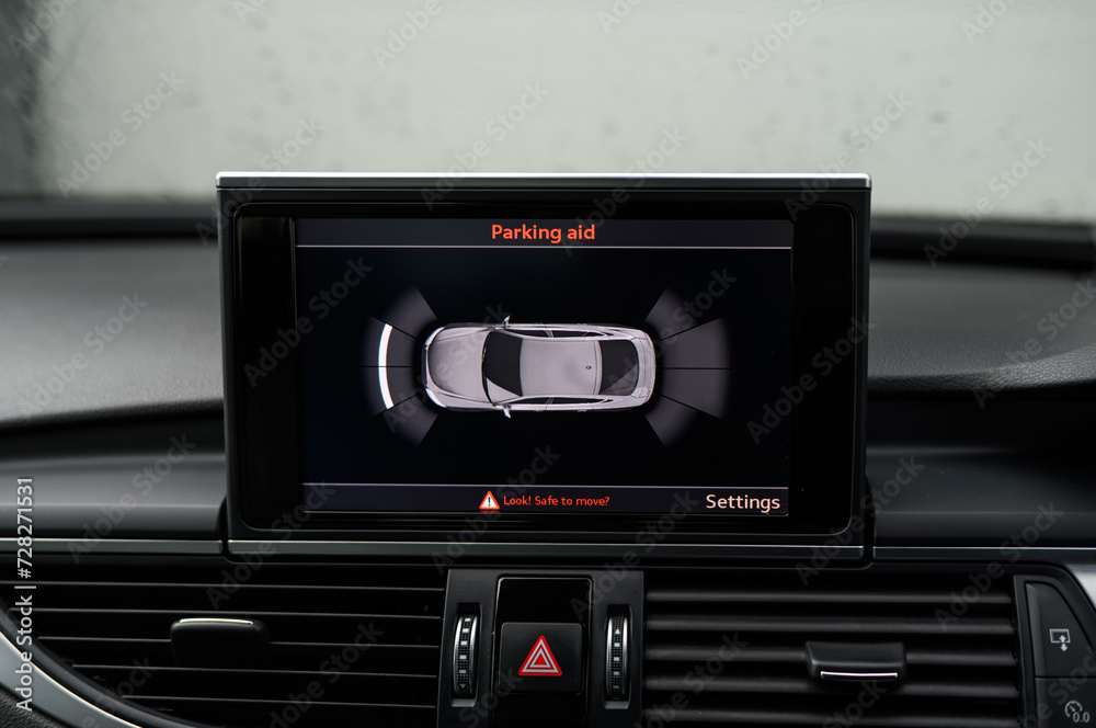 Fototapeta premium Car parking aid