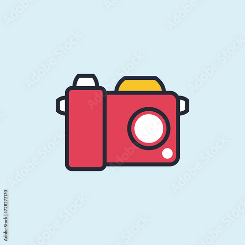 camera on a white background