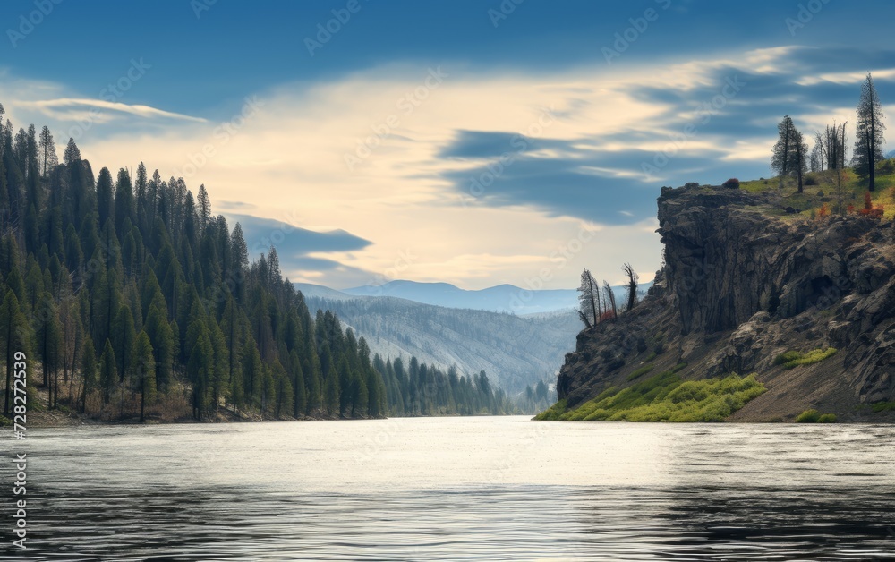 Naklejka premium Exploring the Beauty of Natures Scenic Wonders